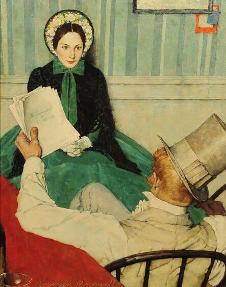 Norman Rockwell, ‘Jo and the Editor’, 1938