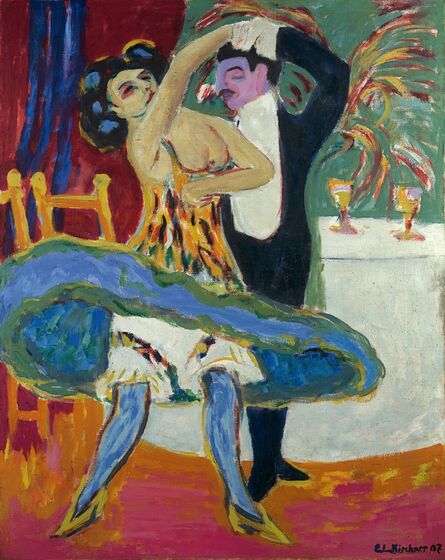 Ernst Ludwig Kirchner, ‘Vaudeville Theatre’, 1909/1926
