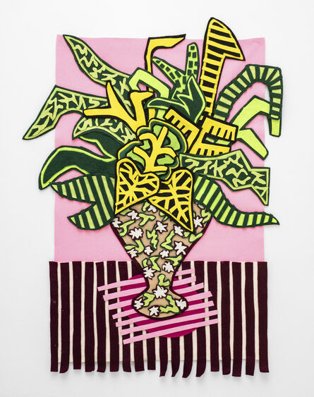 Jody Paulsen, ‘Stripy Pink Arrangement’, 2020