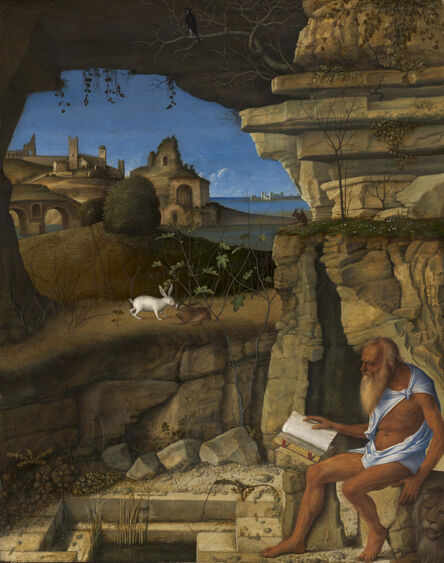Giovanni Bellini, ‘Saint Jerome Reading’, 1505