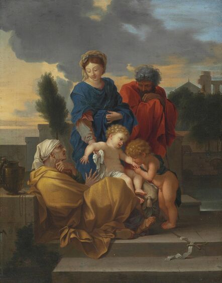 Sébastien Bourdon, ‘The Holy Family with Saint Elizabeth and the infant Saint John the Baptist’