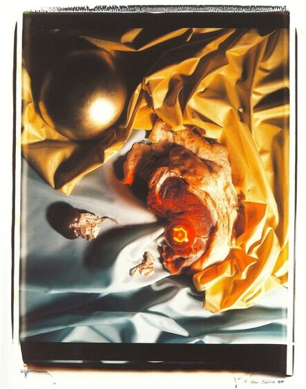 Helen Chadwick, ‘Meat Abstract No. 8: Gold Ball / Steak’, 1989