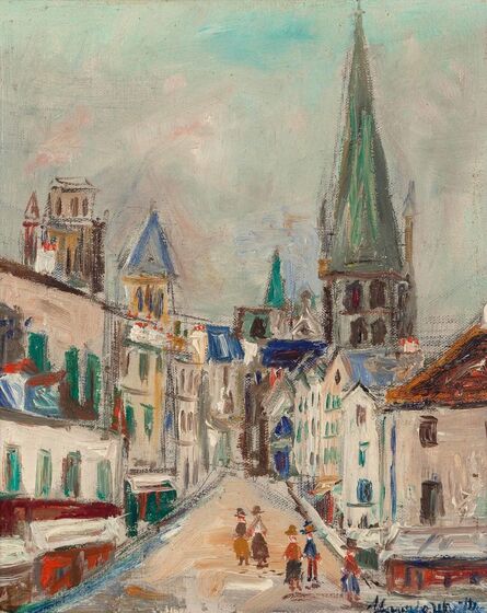 Maurice Utrillo, ‘Eglises a Rouen (Seine-Maritime)’, circa 1939