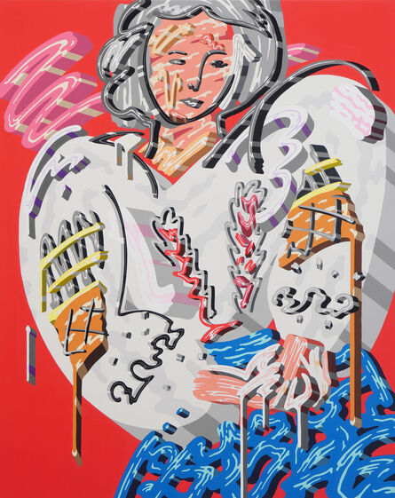 Soichi Yamaguchi, ‘Overlap of Paint (La Blouse Roumaine)’, 2023