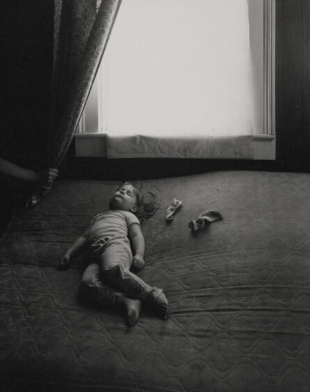 Andrea Modica, ‘Treadwell NY, MJ on mattress with socks’, 1992