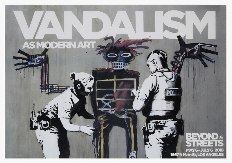 Banksy, ‘Vandalism As Modern Art’, 2018, Posters, Offset lithograph, Tate Ward Auctions