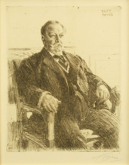 Anders Leonard Zorn, ‘President William H. Taft’, 1911