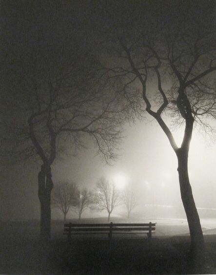 Alex Fradkin, ‘Park Bench at Night’, n/a