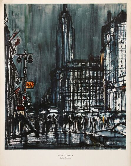 Burhan Dogançay, ‘42nd and Fifth Ave.’, ca. 1964