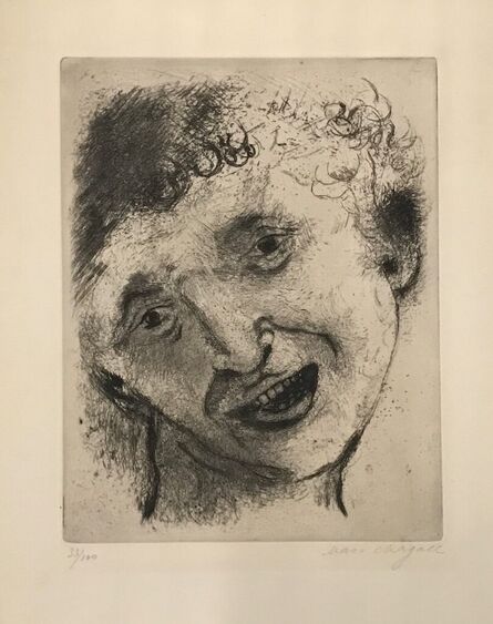 Marc Chagall, ‘Autoportrait au sourire (Smiling Self-Portrait)’, 1925