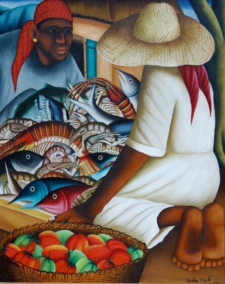 Castera Bazile, ‘Fish Vendor’, 1956