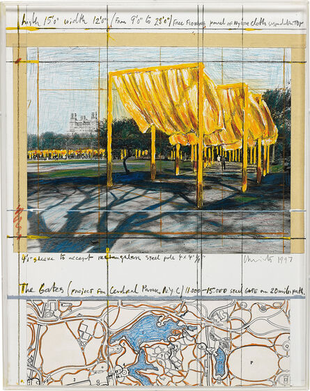 Christo, ‘The Gates (Project for Central Park, N. Y. C.)’, 1997