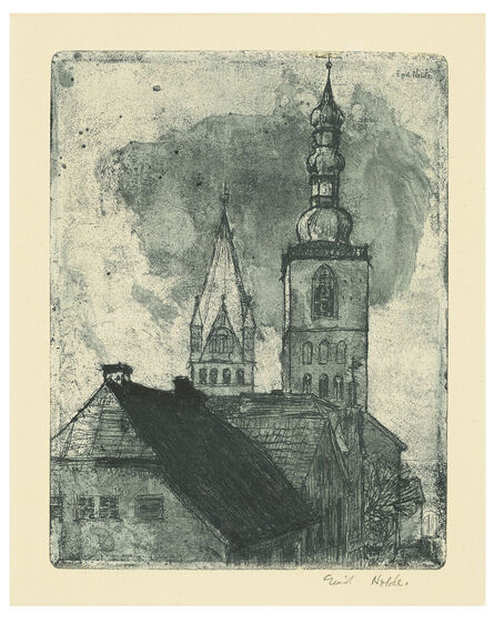 Emil Nolde, ‘Petri- und Patrocli-Turm in Soest’, 1906