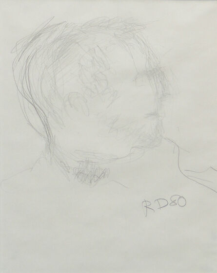 Richard Diebenkorn, ‘Portrait of Jasper Johns’, 1980