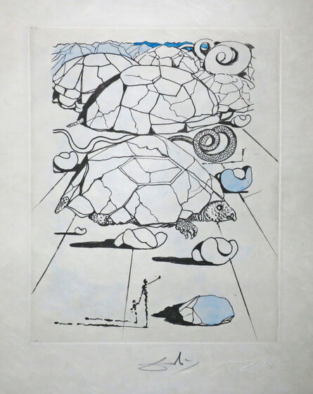 Salvador Dalí, ‘La Tortue, Poèmes de Mao Tse-Toung. (The Turtle, Poems by Mao Tse-Toung).’, 1967