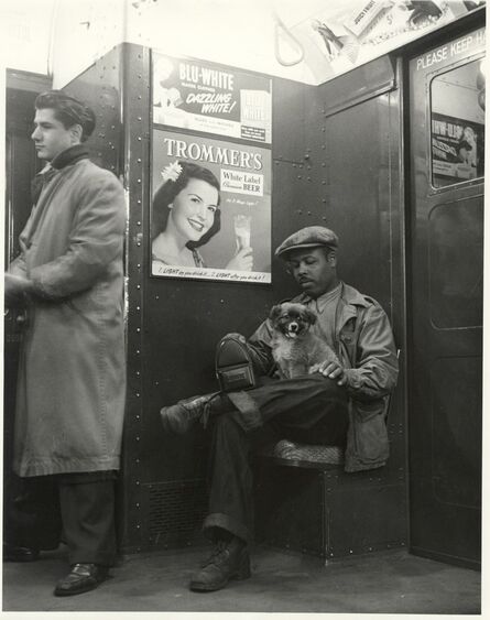 Joe Schwartz, ‘Johnny Lunchbucket and Friend on the A Train, New York City’, 1939