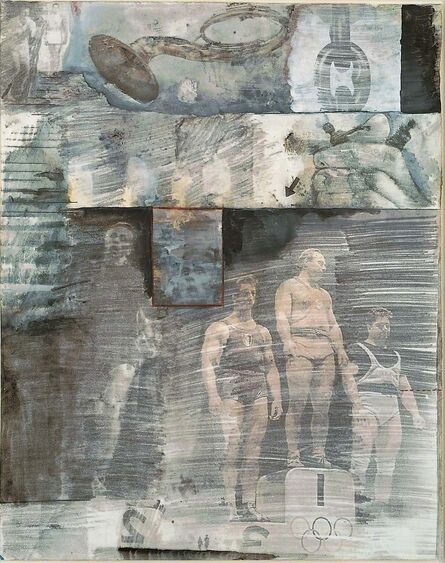 Robert Rauschenberg, ‘Canto XXXI: The Central Pit of Malebolge, The Giants, from the series Thirty-Four Illustrations for Dante’s Inferno’, 1959–60