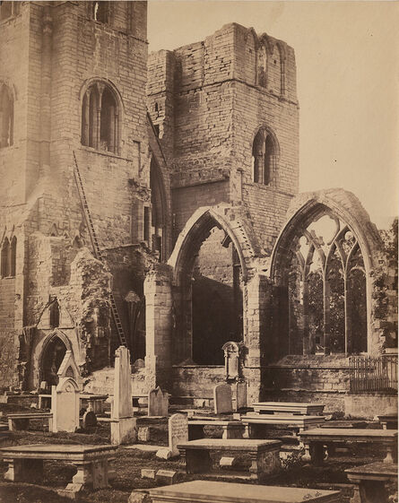 Francis Frith, ‘Detached Windows and Towers, Elgin Cathedral’, 1856/1857
