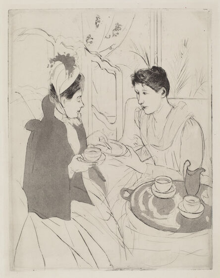 Mary Cassatt, ‘Afternoon Tea Party’, 1890/1891