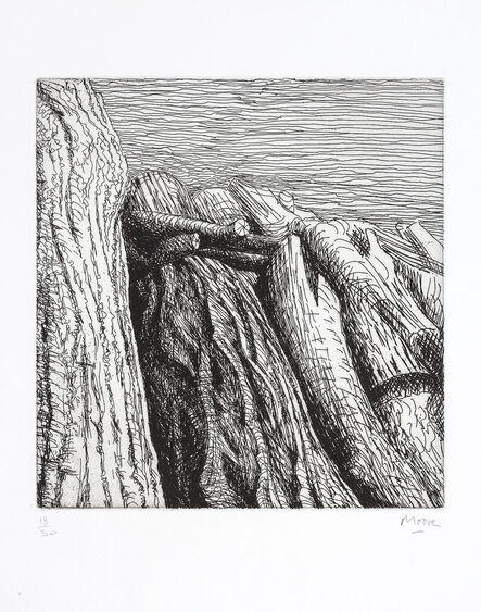 Henry Moore, ‘Log pile III’, 1972
