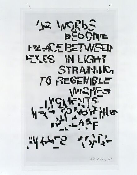 Edwin Schlossberg, ‘As Words ’, 1990