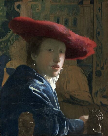 Johannes Vermeer, ‘Girl with the Red Hat’, ca. 1665/1666