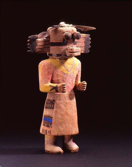 ‘Kachina figure, Tihu of Hooli Katsina (Little Brother of the Eagle)’, ca. 1900
