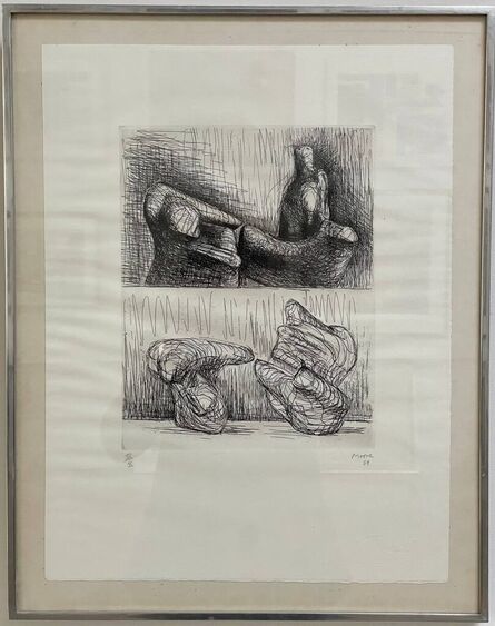 Henry Moore, ‘Two-Piece Reclining Figure: Points’, 1969