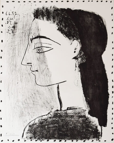 Pablo Picasso, ‘Jacqueline with Black Kerchief’, 1959