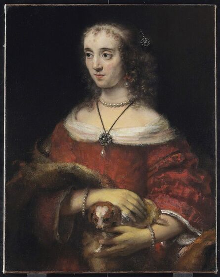 Rembrandt van Rijn, ‘Portrait of a Lady with a Lap Dog’, 1662-1665