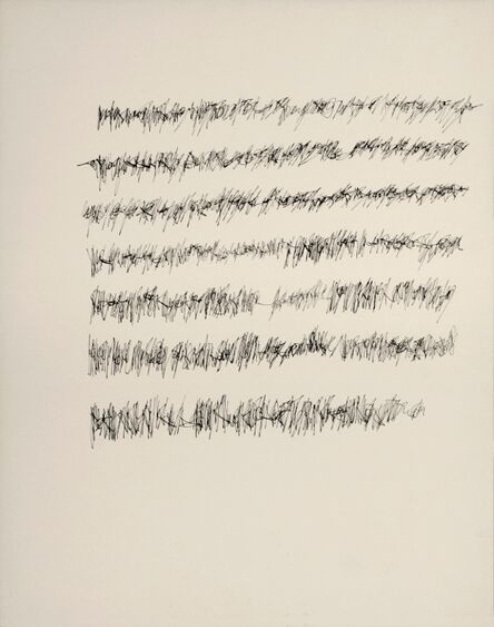 Mirtha Dermisache, ‘Imagen 9 (lectura vertical, grafismo tipo firma), s.d.’, ca. ca. 1970