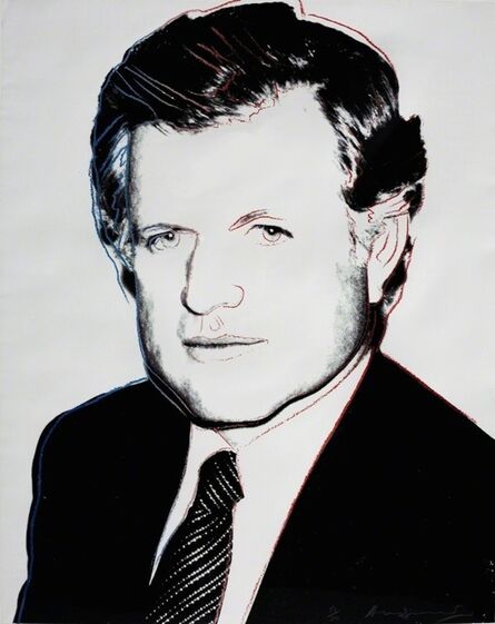 Andy Warhol, ‘Edward Kennedy (FS II.240) (with letter from Victoria Kennedy)’, 1980