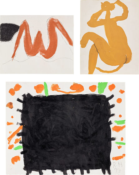 Roger Hilton, ‘Untitled: three works’, circa 1972-73