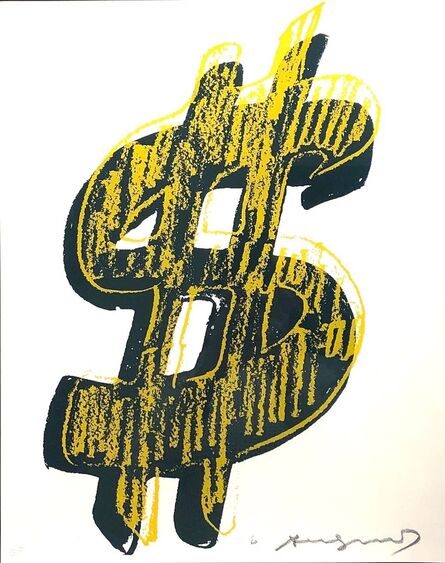 Andy Warhol, ‘Dollar Sign, Yellow  (FS II.278)’, 1982