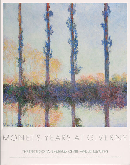 Claude Monet, ‘Monet's Years at Giverny Museum Poster’, 1978