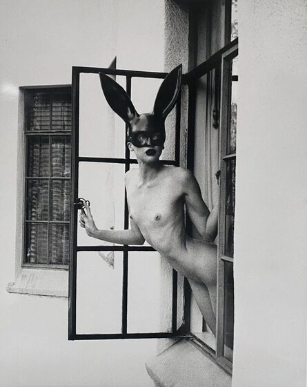 Tyler Shields, ‘The Bunny In The Window’, 2021