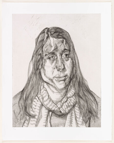 Lucian Freud, ‘Portrait Head (Emily)’, 2001