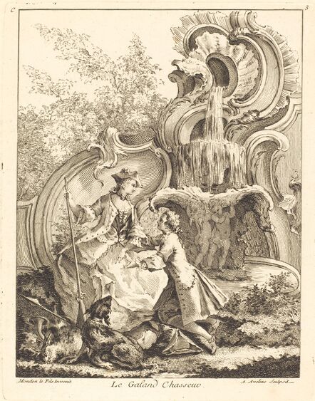 Antoine Aveline, ‘Le Galand Chasseur’, 1736