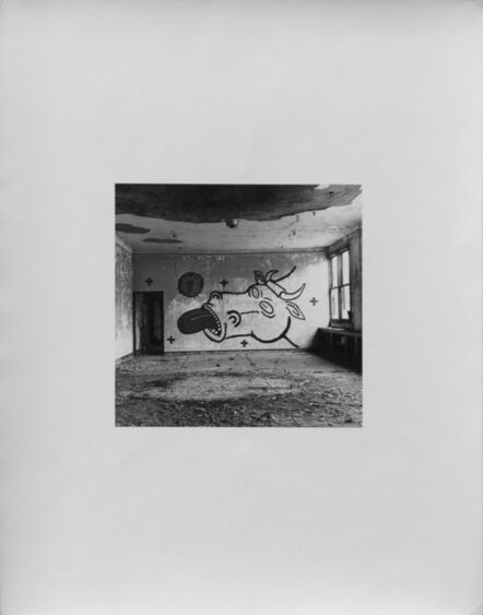 Peter Hujar, ‘David Wojnarowicz’s Wall Drawing at Pier 34’, 1983