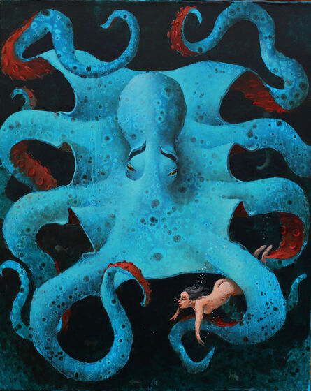 Sylvain Lefebvre, ‘Georgia and the Blue Octopus’, 2021
