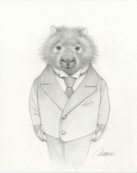 Travis Louie, ‘Marvin the Wombat Drawing’, 2019