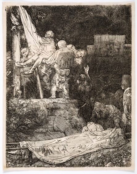 Rembrandt van Rijn, ‘The Descent from the Cross by Torchlight’, 1654