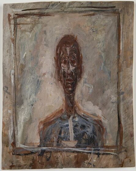 Alberto Giacometti, ‘Biste d'homme dans un cadre’, ca. 1946