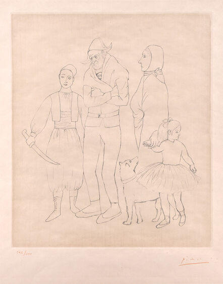 Pablo Picasso, ‘Famille des Saltimbanques (Family of Acrobats), 1950’, 1950