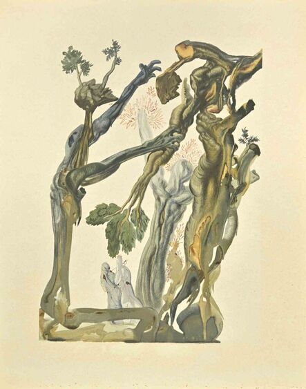 Salvador Dalí, ‘Forest of Suicides - The Divine Comedy’, 1963