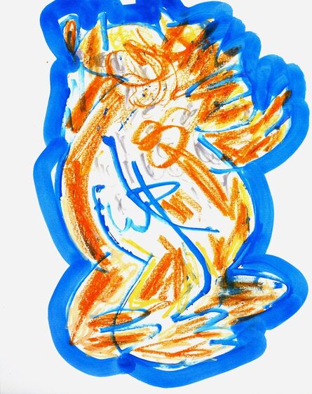 Peter Puklus, ‘Intercourse (orange and blue)’, 2021