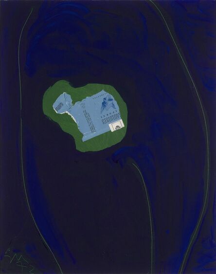 Robert Motherwell, ‘Gauloises on Green with Ultramarine No. 3’, 1972