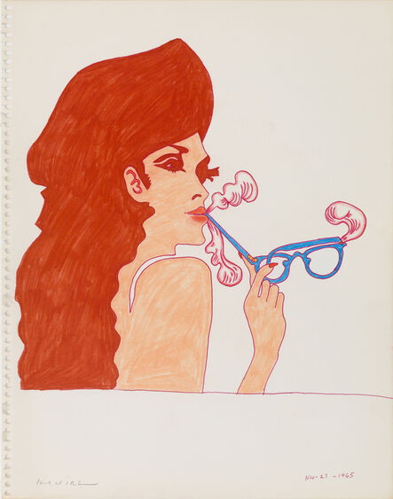 Karl Wirsum, ‘Smoke Gets in Your Eyeglasses’, 1965