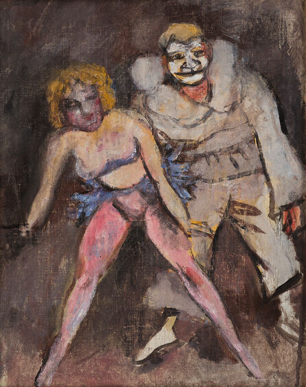 Walt Kuhn, ‘Clown and Showgirl, New York Circus’, ca. 1932