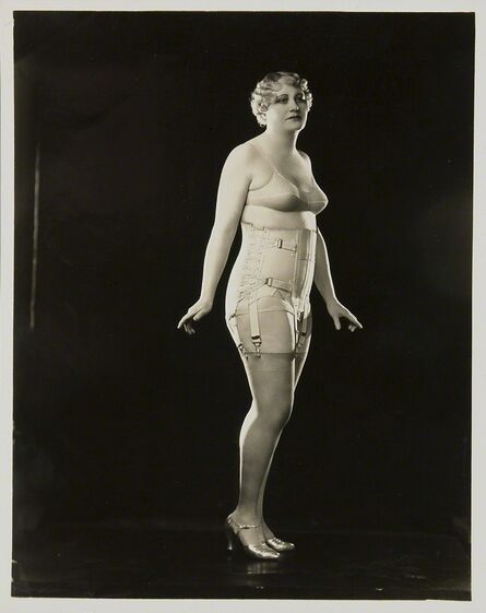 Berlei Ltd, ‘Model wearing Berlei girdle and brassiere’, ca. 1930